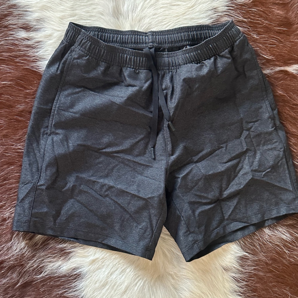 RHONE Charcoal Athletic Shorts